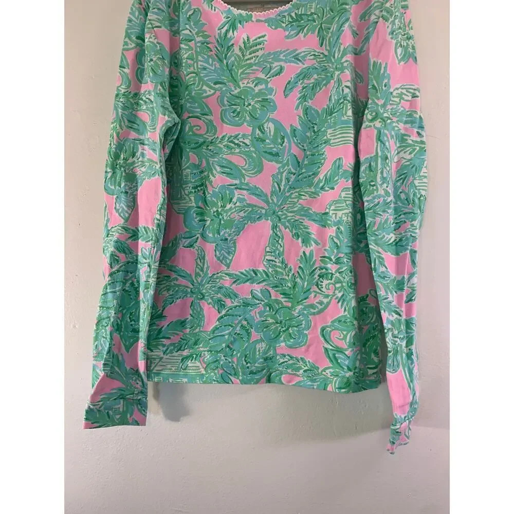 LILLY PULITZER Girl’s Pajama Top / Size: 14